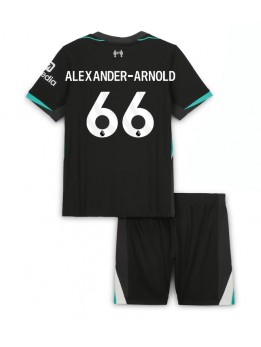 Detské Futbalové oblečenie Liverpool Alexander-Arnold #66 2024-25 Krátky Rukáv - Preč (+ trenírky)